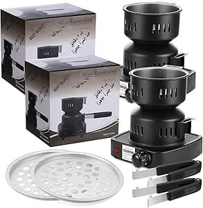 Turbo Coal Burner & Charcoal Starter — 1000W Electric Stove For Fast Lighting, 5 Heat Levels, Portable & Safe