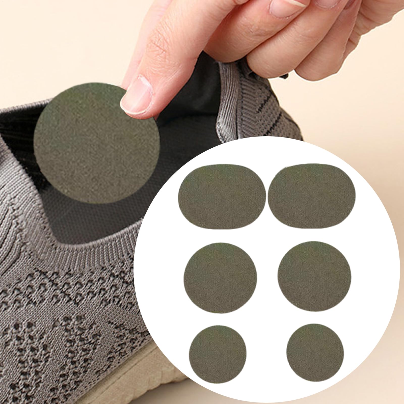 Parches para Zapatos Agujeros | Reparaciones Autoadhesivas de Agujeros,6 Piezas Parches Transpirables para Zapatillas Deportivas Botas Senderismo Chaquetas Mochilas Ropa Trabajo Bebé