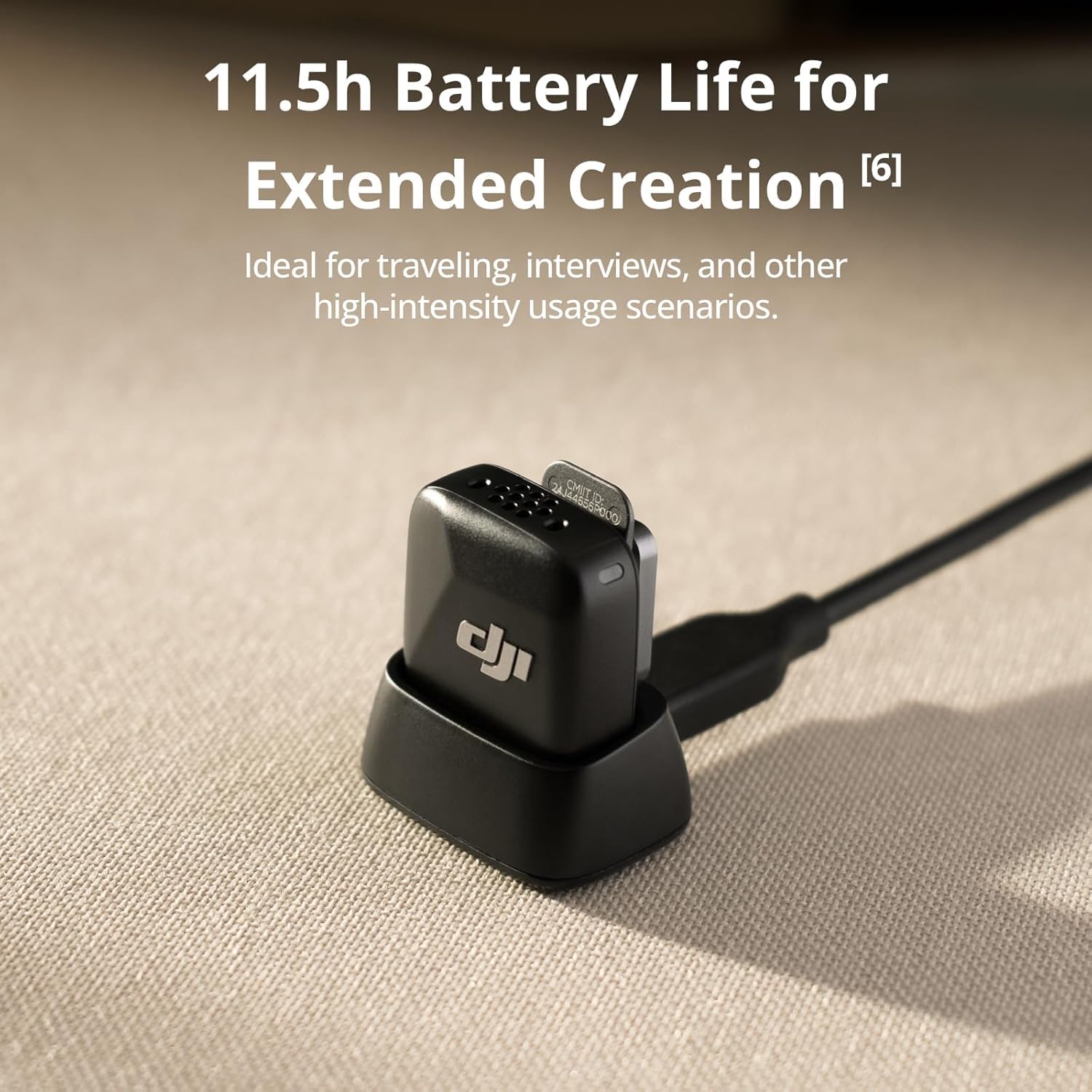 DJI Mic Mini (2 TX + 1 Mobile RX), Wireless Lavalier Microphone