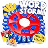 WORDSTORM Basta Juego De Mesa Español Think A Words Juego De Mesa Basta Juego De Mesa Basta En Español Juego Educativo Familiar para Reuniones y Fiestas