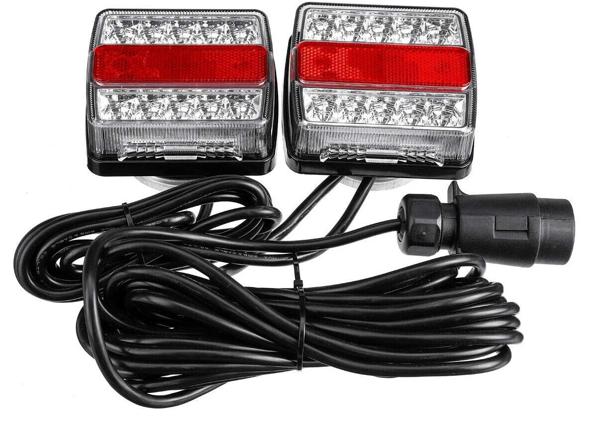 12V Magnetic LED Trailer Towing Light Set (7.5M Cable)