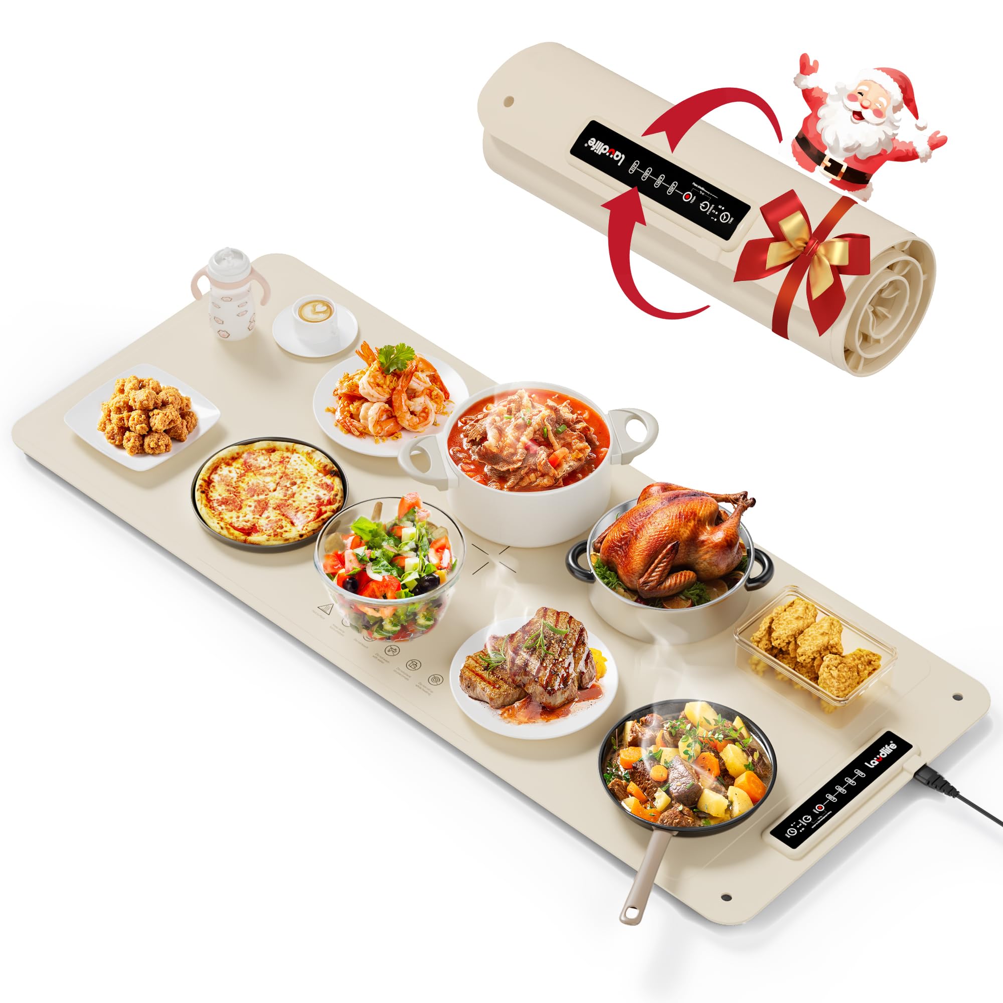 LAUDLIFE Extra Large Food Warming Mat