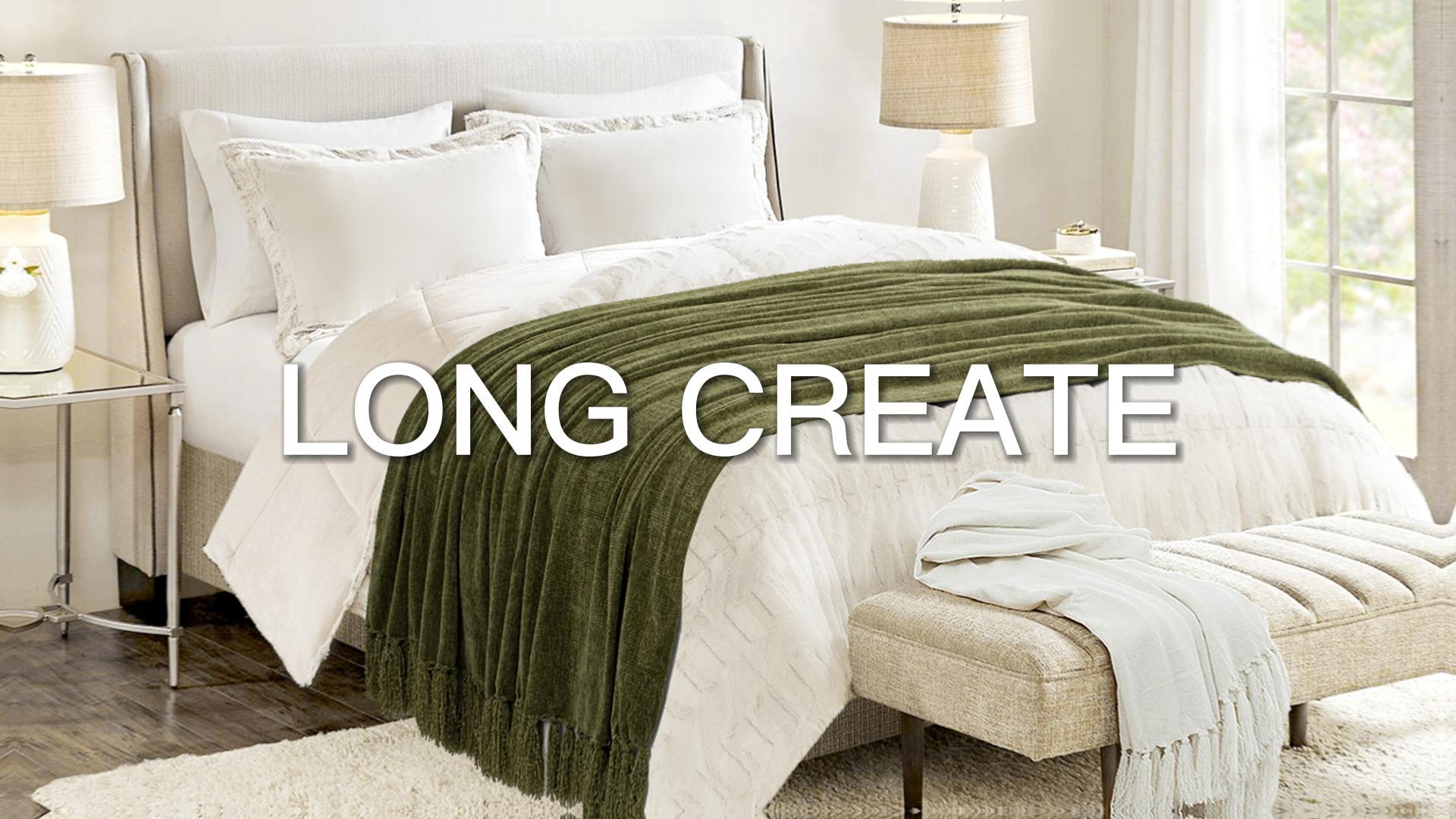 Manta Chenille para Sofa 50" x 60", Verde Oliva miniatura 7