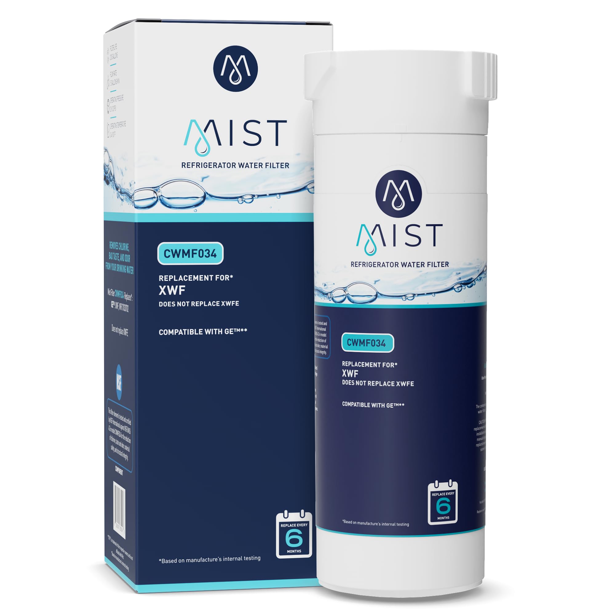 Amazon.com: Mist XWF Refrigerator Water Filter Replacement for GE