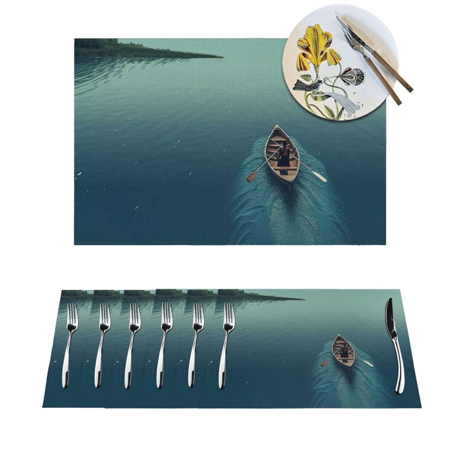 Napperons de table lavables PVC et sets résistants chaleur cuisine