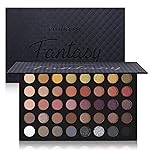 Professional Neutral Smokey Eyeshadow Makeup Palette, Matte Shimmer Metallic Black Grey Dark Goth Eye Shadows for Halloween, Pigmented Warm Smoky Naked Nude Rosy Gold Brown Pallet Daily Make Up Kit