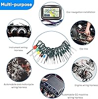 Vista 7 de Kit de herramientas de extracción de terminales, 172 piezas, herramienta de desfilado, conector eléctrico, kit de herramientas de extracción