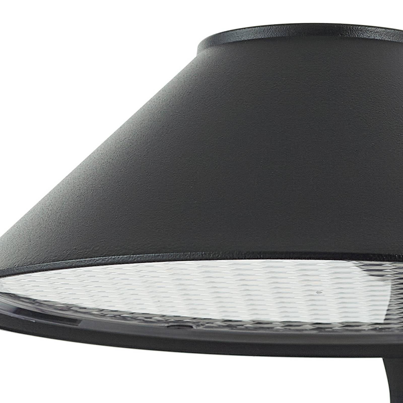 Lindby Applique LED da esterni (Moderno) colore Nero, in Alluminio lampadina inclusa applique lampada outdoor per facciata/parete terrazzo e