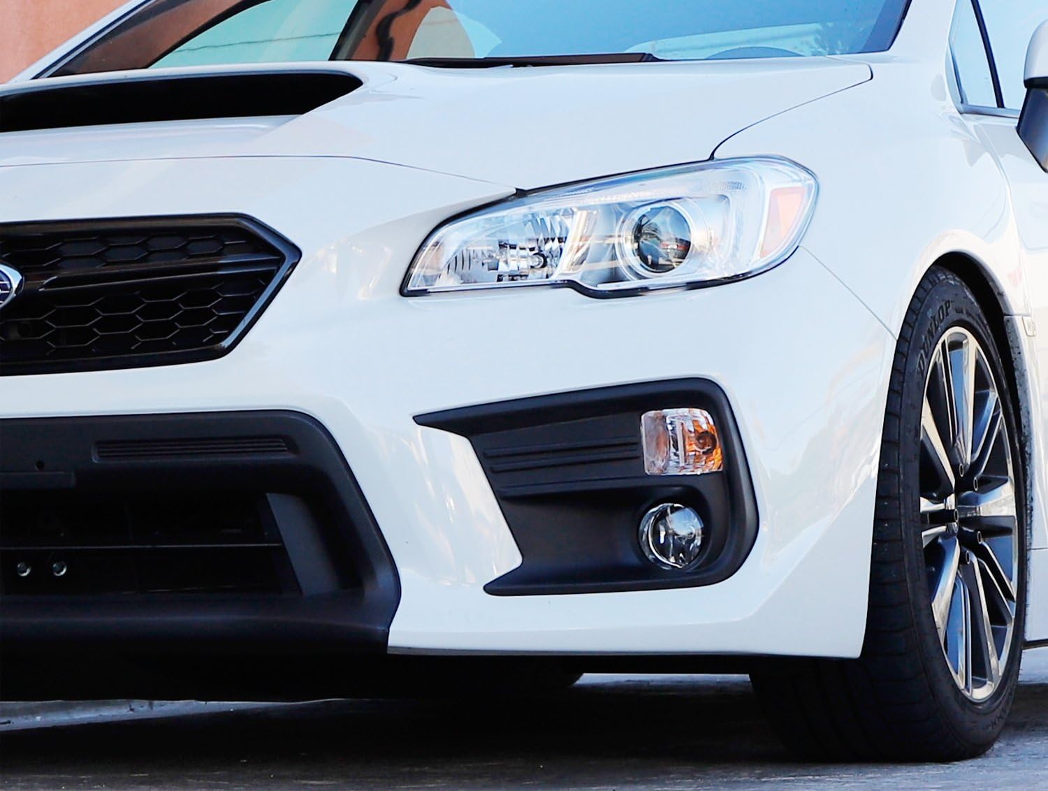 iJDMTOY Complete Set Clear Lens Halogen Fog Light Kit w/Foglamp Bezel Covers, Wiring Harness On-Off Switch for 2018-2021 Subaru WRX