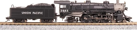 Broadway Limited 8013 Light Pacific 4-6-2, UP 2897, Black w/Aluminum, Paragon4 Sound/DC/DCC, N Scale