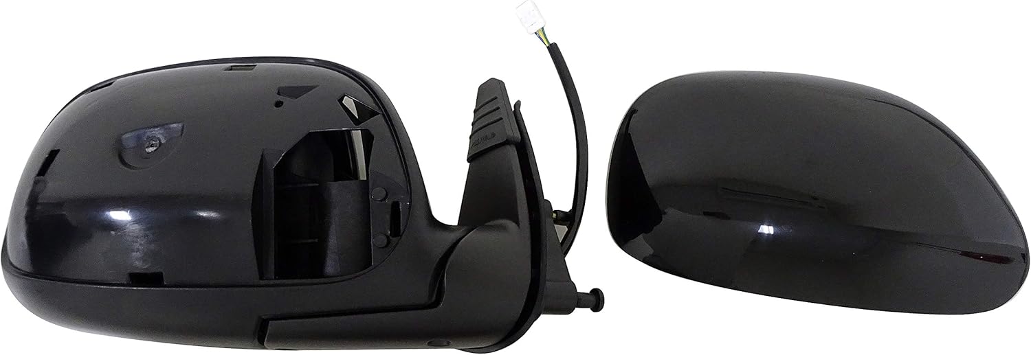 Dorman 955-1142 Passenger Side Power Door Mirror - Folding Compatible with Select Toyota Models, Black