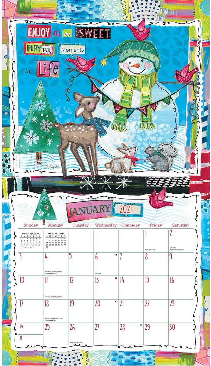 LANG Happy Life 2021 Wall Calendar (21991001982)