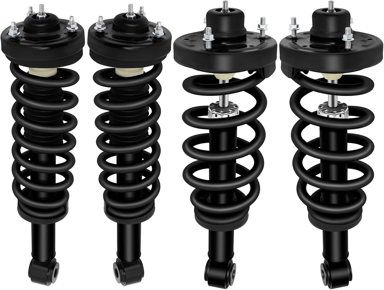 171138 171139 Front and Rear Struts Fit for 2007-2013 for Ford Expedition,2007-2013 for Lincoln Navigator Complete Strut Spring Assemblies Shock Absorbers 4PCS