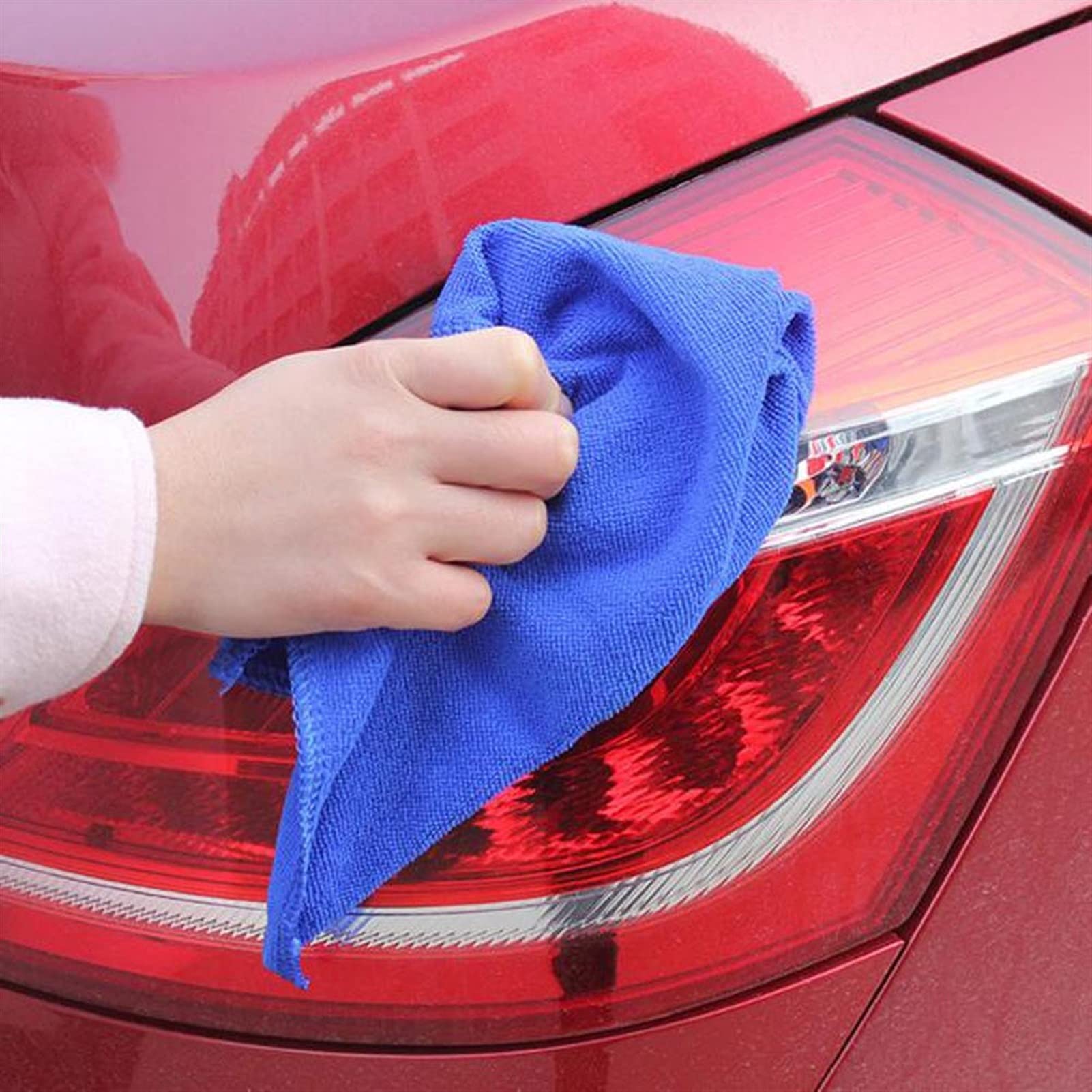 asciugamano asciutto 10 pezzi asciugamano in microfibra per lavaggio auto extra morbido panno per asciugatura per pulizia auto panno per la cura dell'auto dettaglio asciugamano per lavaggio auto (Co