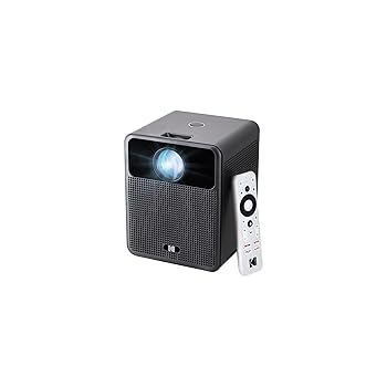 KODAK FLIK HD10 Smart Projector FHD Video Projection System, Black