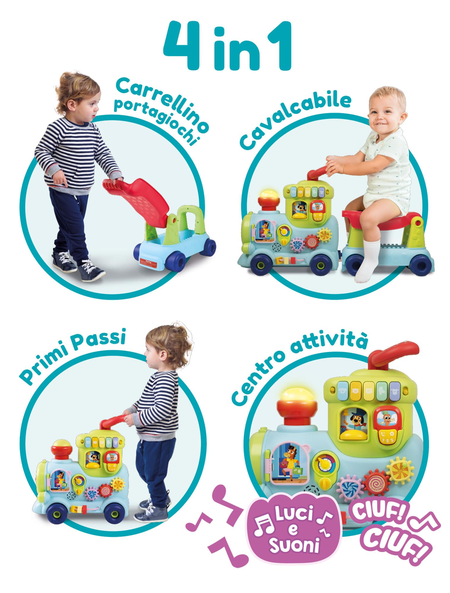 Lisciani Gry - Karotina Baby Pociąg Igrzysk, 113699