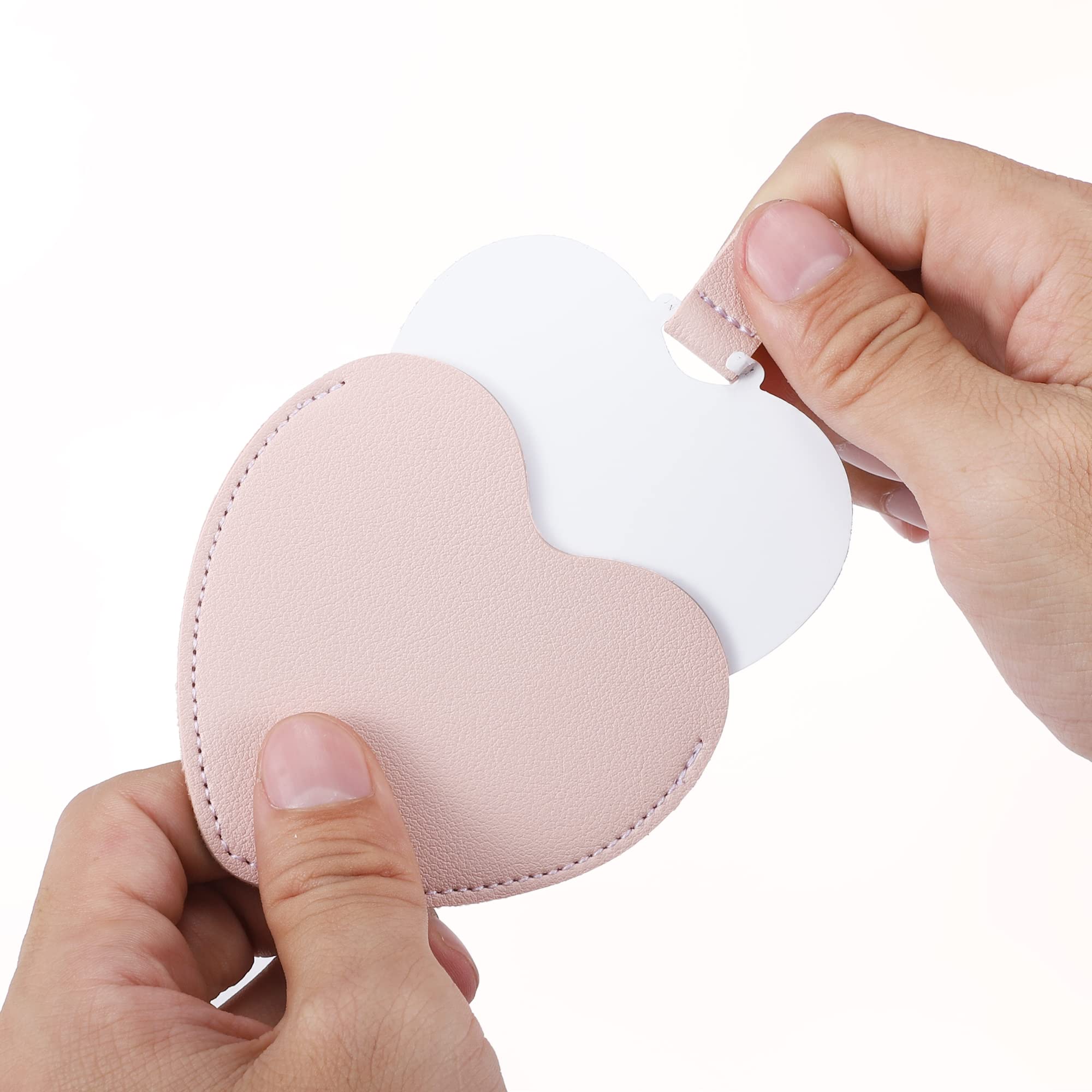 Amazon.co.jp: VOCOSTE コンパクトミラー ハート型 ステンレス鋼