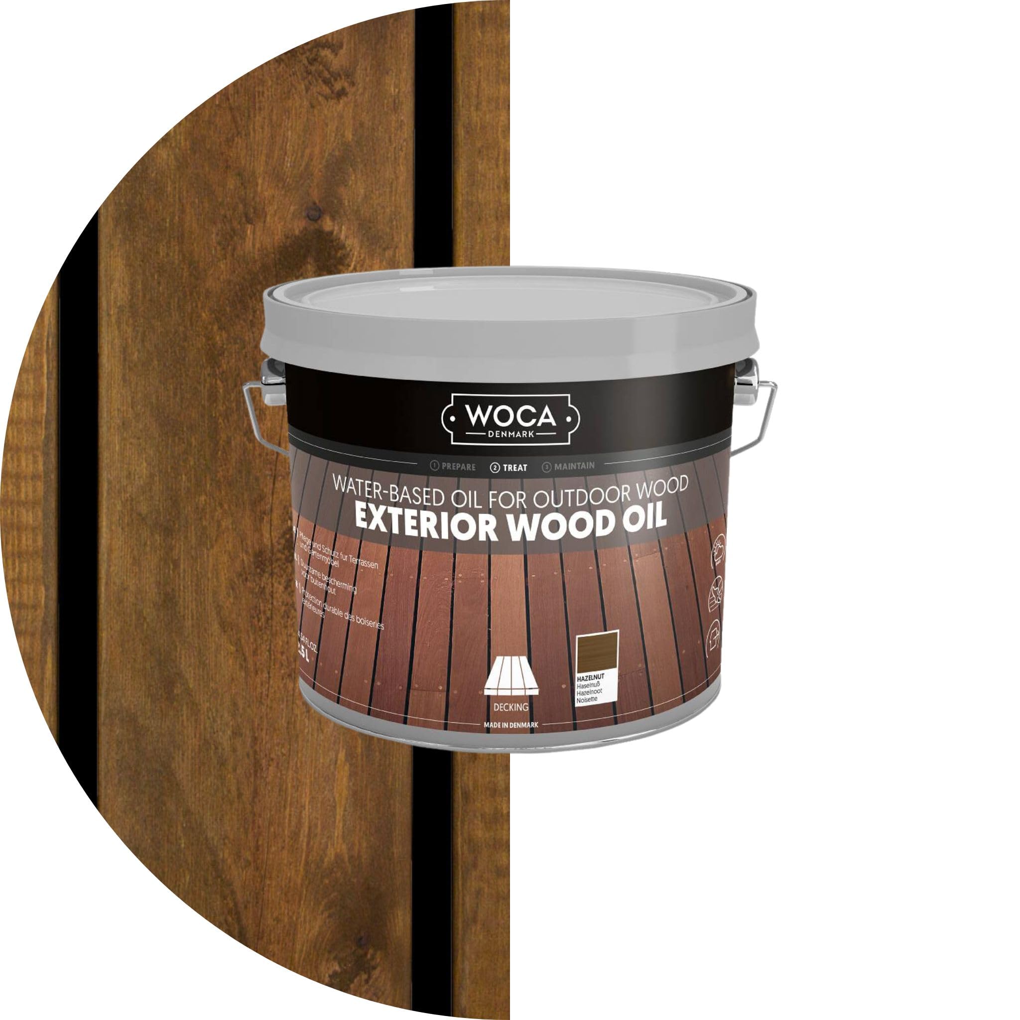 WOCA Denmark Exterior Wood Oil Hazelnut