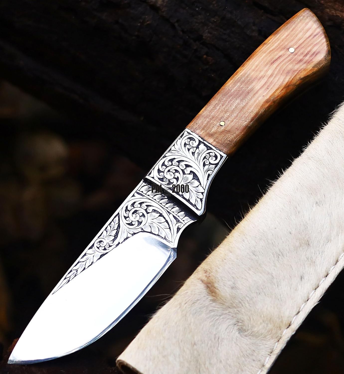 Handmade D2 Steel 9.4 Inches Hunting Collection Knife - Hand Engraved 3145