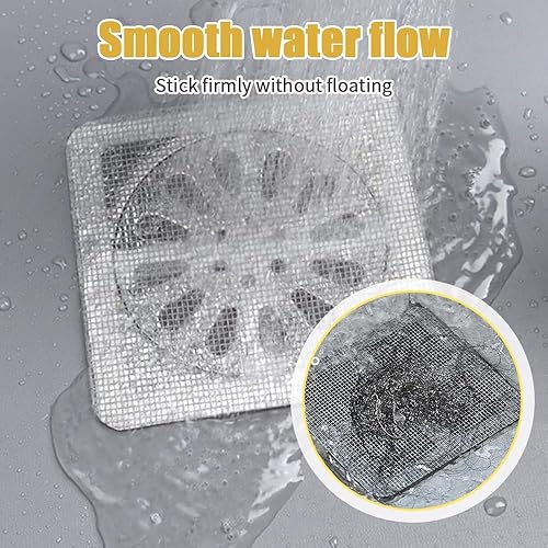 Miniatura 4 de Adhesivos desechables para drenaje de cabello, cubierta de drenaje de ducha desechable 2025, protector de drenaje de ducha de baño, cubierta de