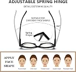 Reading Glasses for Women Blue Light Blocking Cat Eye Frame Computer Readers Stylish Eyeglasses Spring Hinge