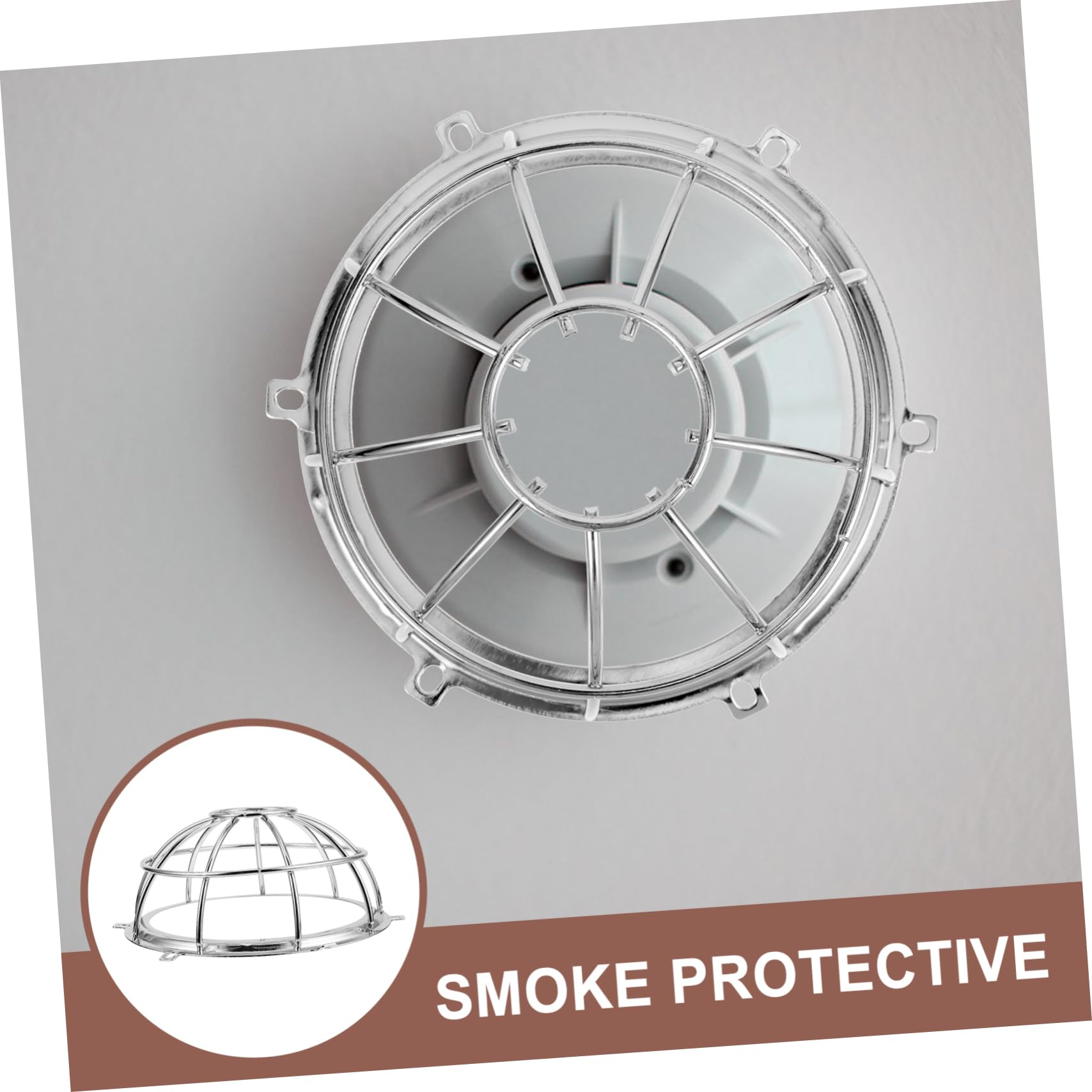 MAGICLULU Copertura Protettiva in Metallo Argento Facile Manutenzione e Protezione Totale per Sprinkler Antincendio per Ambienti Residenziali e Industriali