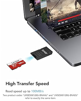 Amazon.com: Lexar 128GB Micro SD Card, microSDXC UHS-I Flash