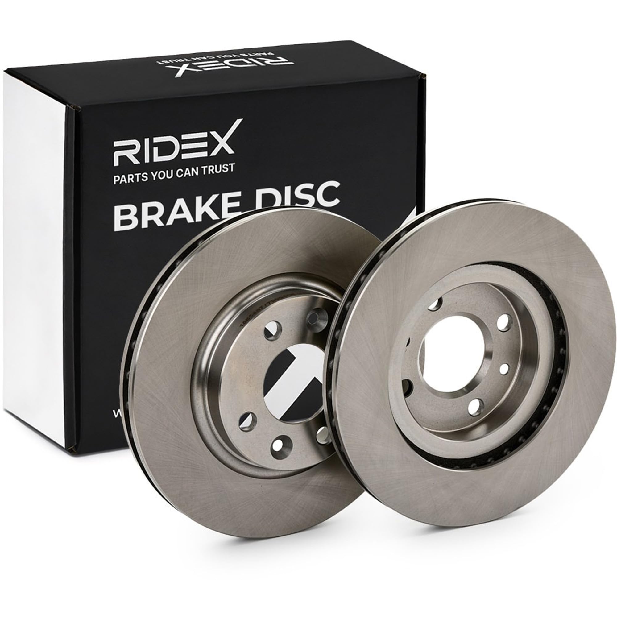 RIDEX 82B0631 2x Disco freno Anteriore senza viti/bulloni Compatibilità con RENAULT Clio 4 Hatchback BH