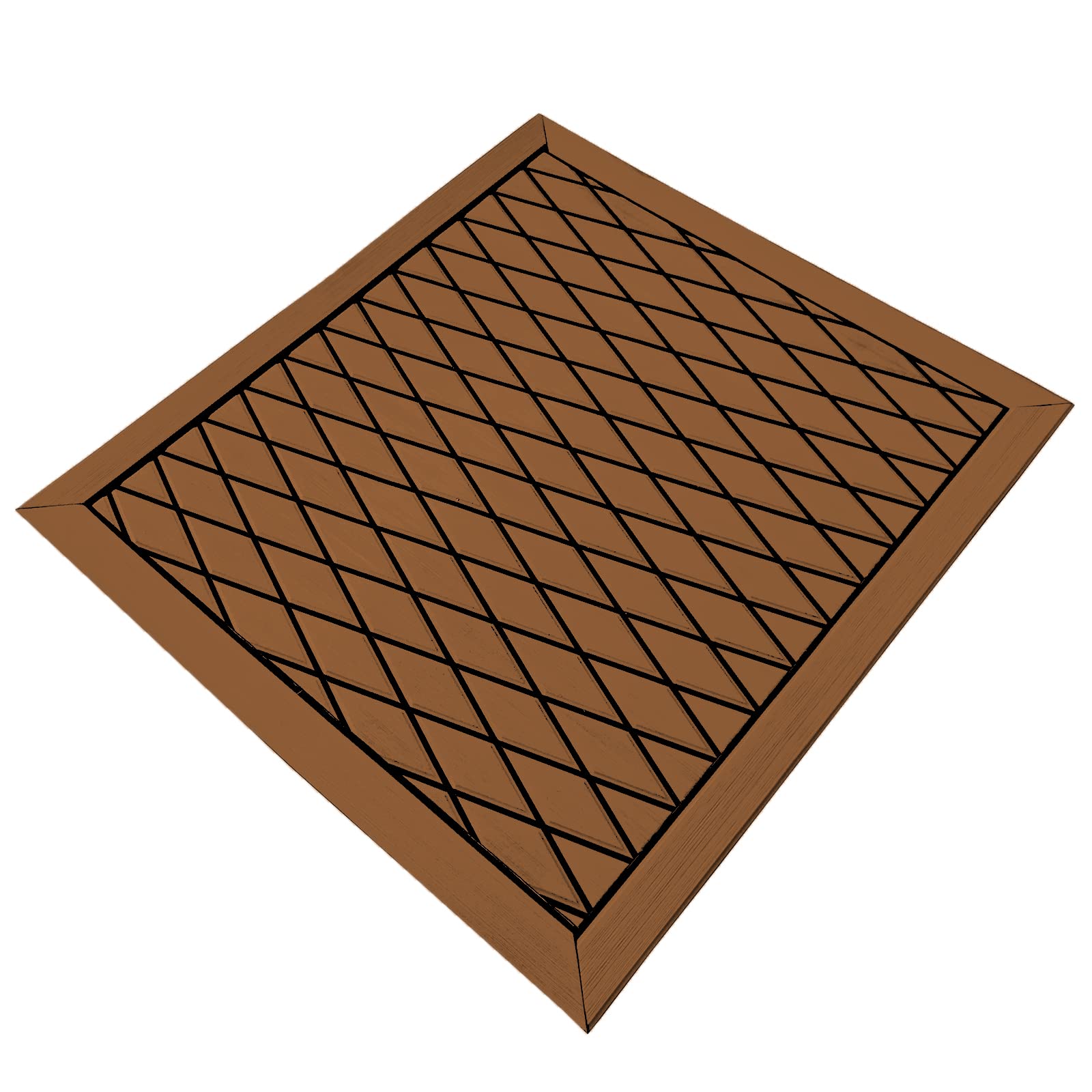 EVA Foam Border Strips For Diamond Boat Flooring – 6mm Thick, 2.2x78.7 Inches, Anti-Skid Edges For Marine Decking