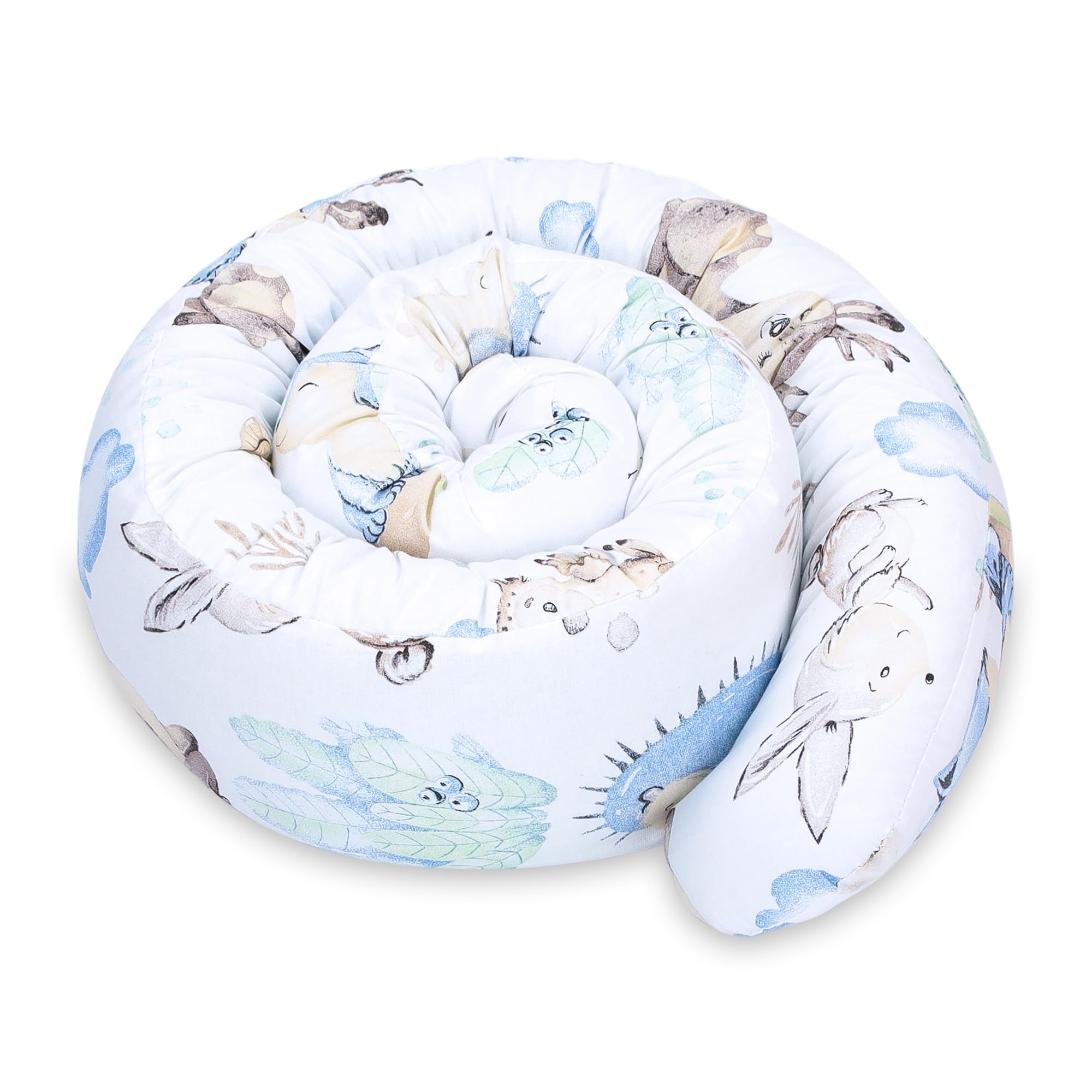 Totsy Baby Almohada para Dormir de Lado algodón 300 cm Algodón Gofre - cojin Cervical Enrollable Lavable Cojines Grandes Almohada para el Cuerpo Oeko-Tex Marrón — view 31