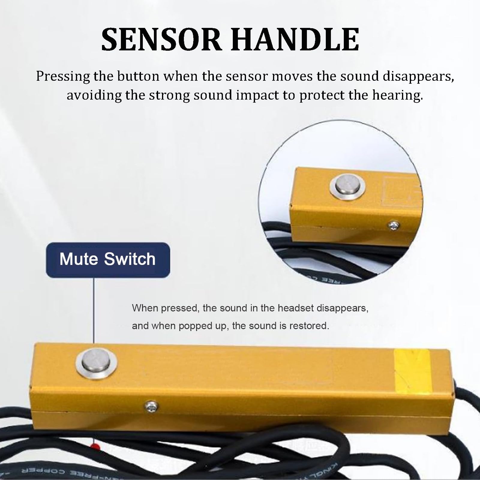 Detector de fugas de agua subterráneo, sensor geófono ultrasónico con pantalla digital, frecuencia ajustable para una detección eficiente de fugas y ahorro de costos