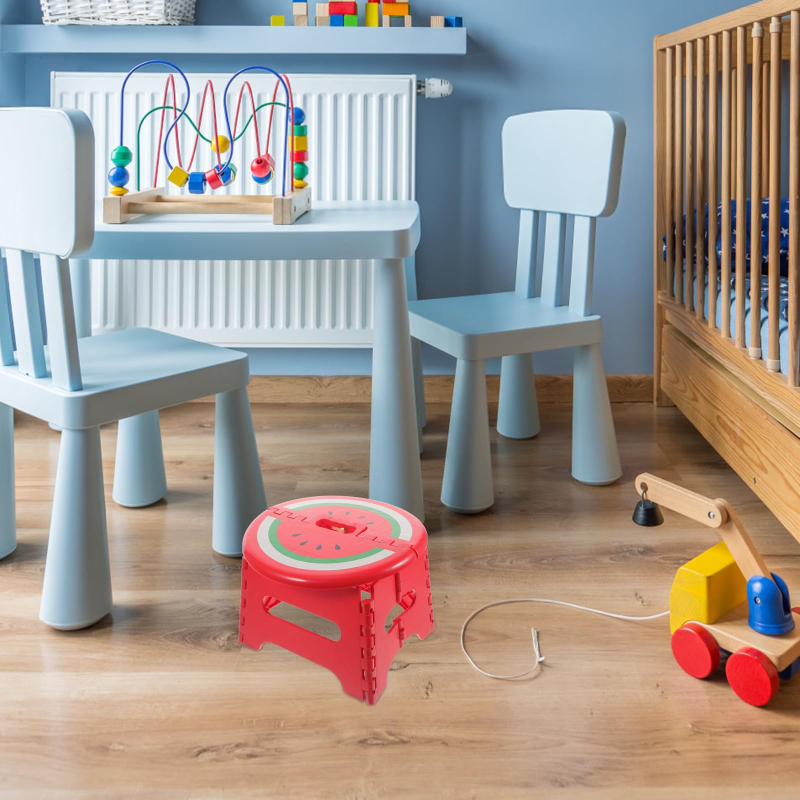 MAGICLULU Sgabello Pieghevole in Plastica, Portatile e Resistente, Sgabello da Campeggio e Pesca per Uso Esterno, per Viaggi, Giardinaggio e Attività All’aperto