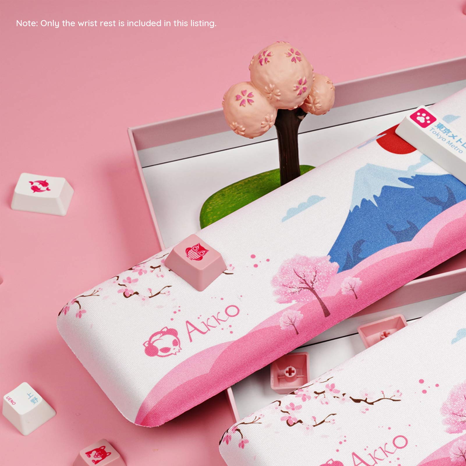 Buy Akko Tokyo Memory Foam Wrist Rest for Keyboard, Ergonomic Wrist