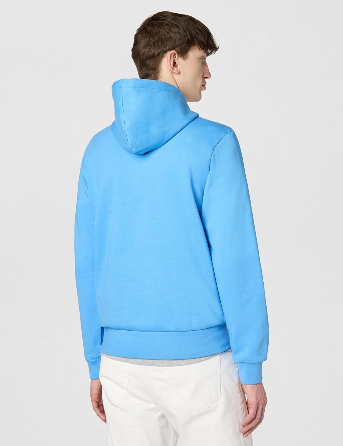 Lacoste mens Men's Long Sleeve Solid Pop Over SweaterSweatshirt