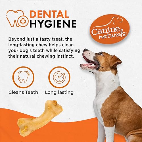 Miniatura 10 de Canine Naturals IrresistiBONES - Mantequilla de maní masticable de larga duración, hecha con mantequilla de maní real, totalmente natural y