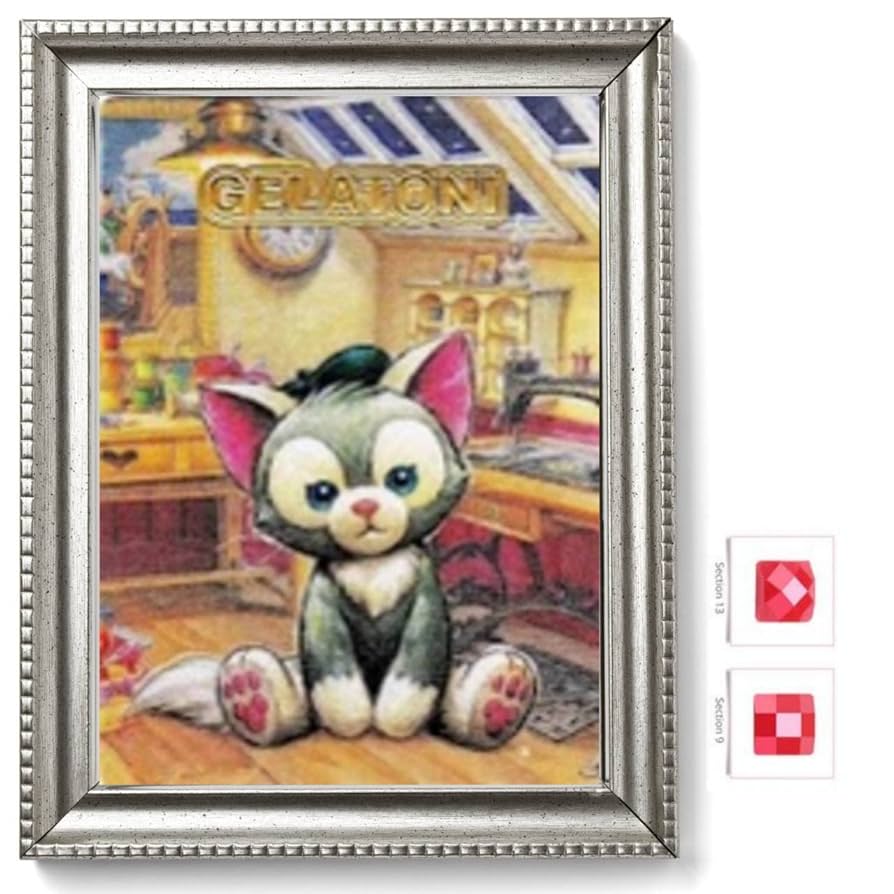 絵　中古品　アクリルアート（約　縦79.8cm×横79.8cm×厚さ3cm） アクリルブロック 80角｜おしゃれな什器の企画・製造・販売 SHOP