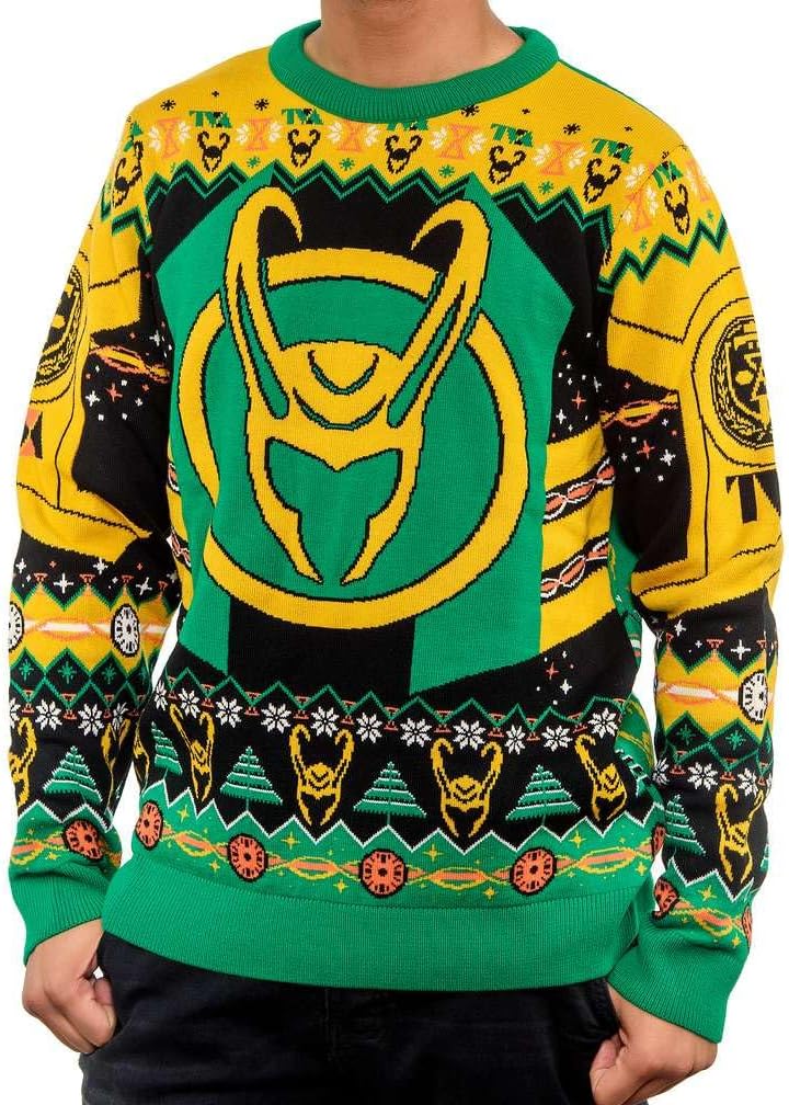 HOT Amazon Avengers Ugly Christmas Sweater Loki Ugly