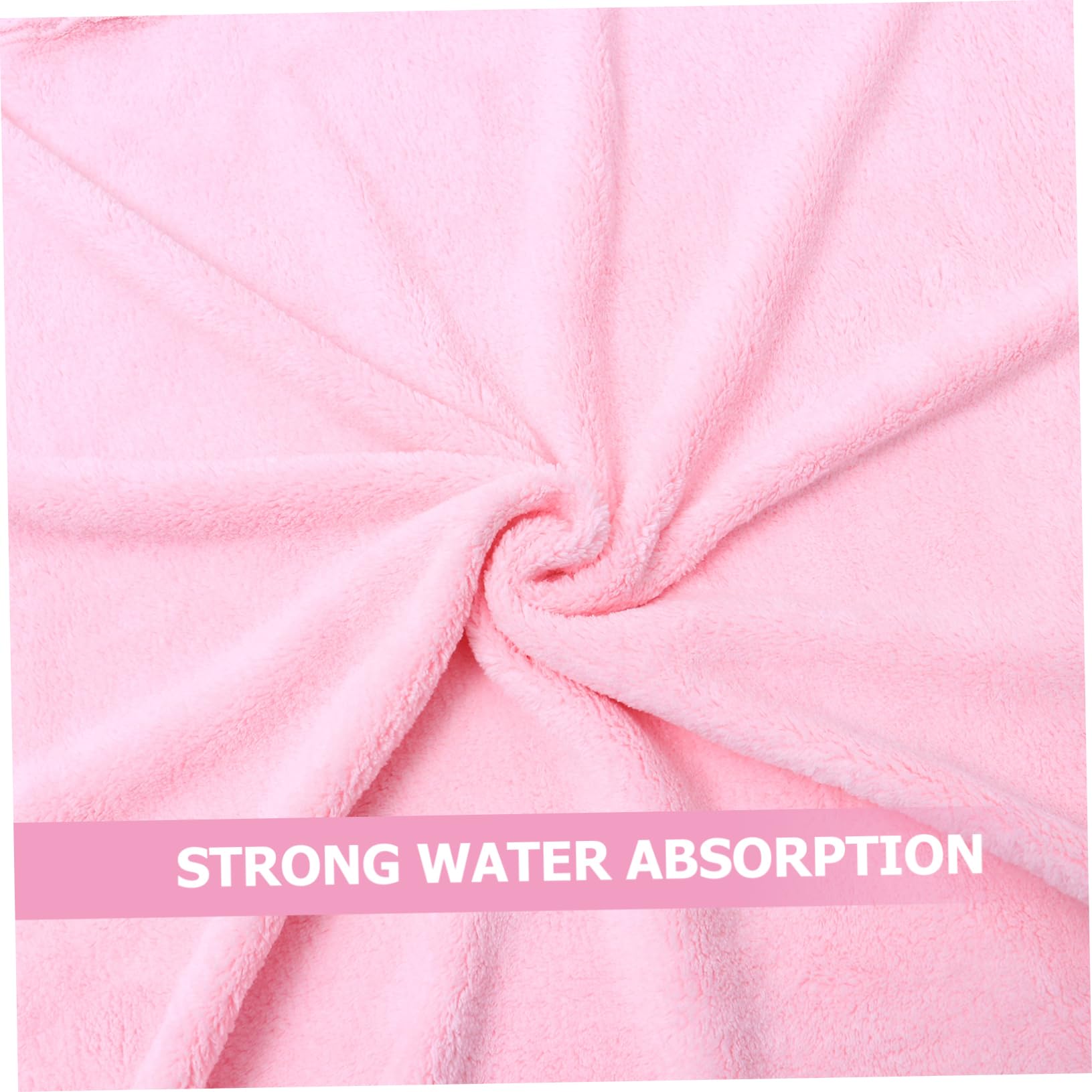 1 pièce Serviette de Bain à Capuche Cartoon pour Garçon Fille Peignoir Doux et Confortable Parfait pour Bain Modèle Lapin Rose