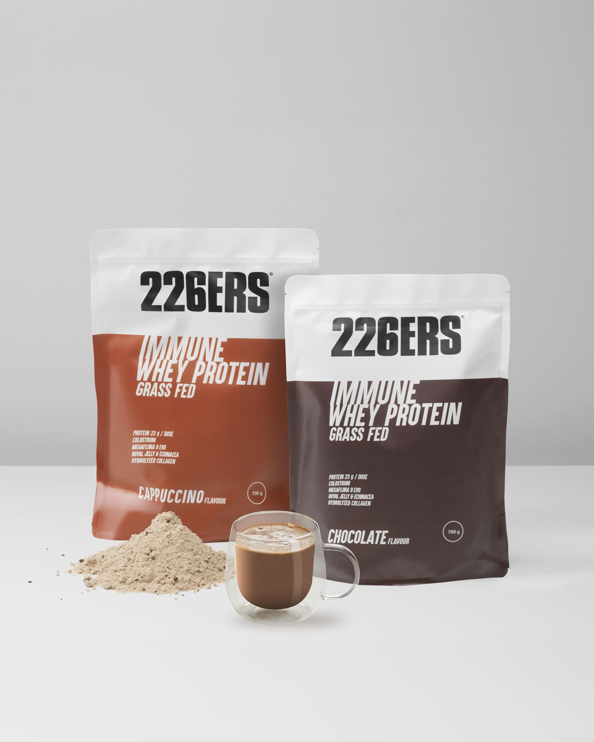 226ERS Immune Whey Protein, Proteína Refuerzo Inmunitario, Capuccino 700g