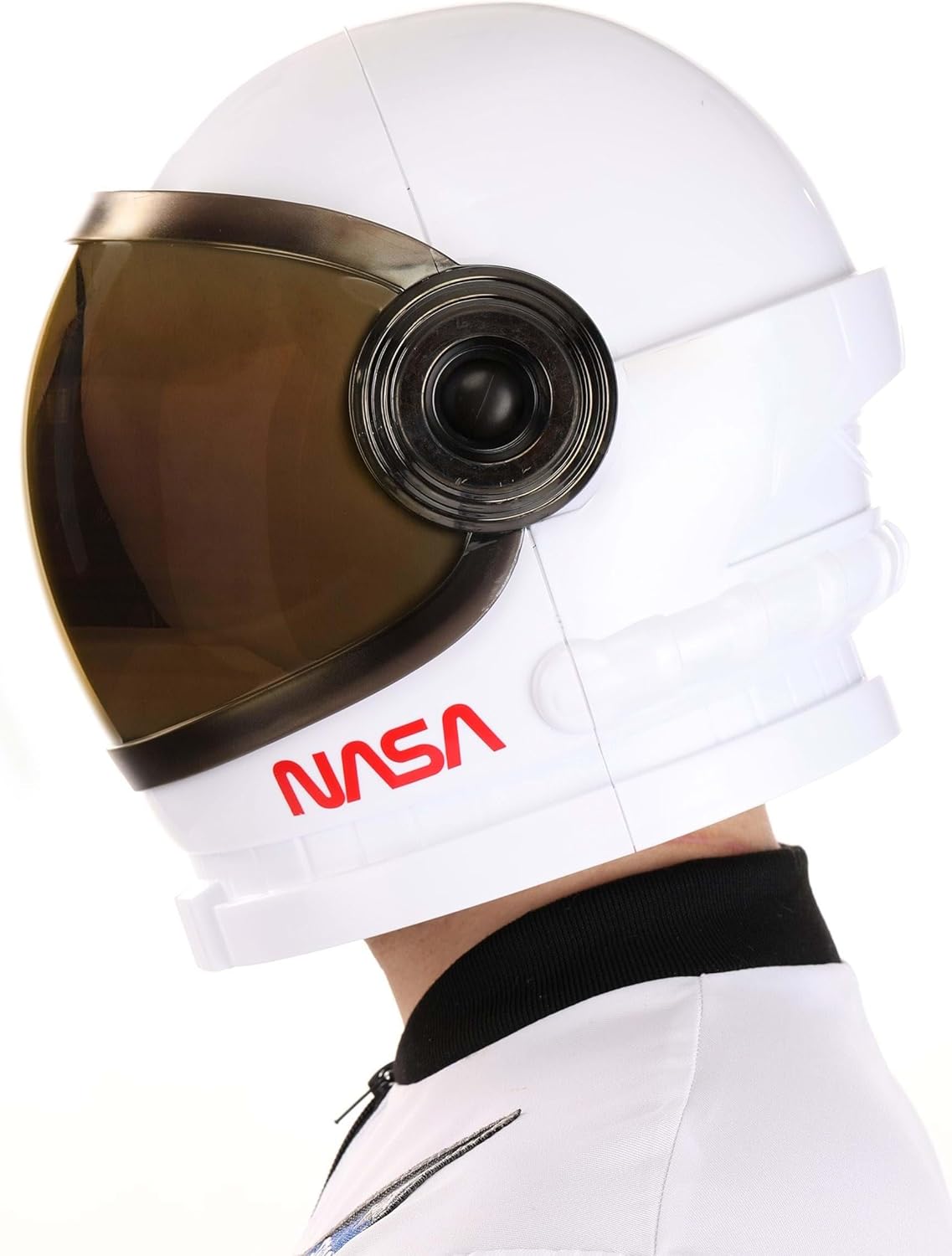 Fun Costumes Gold Astronaut Helmet Costume Accessory - NASA Space Explorer Costume for Adults & Teens - Plastic Space Helmet