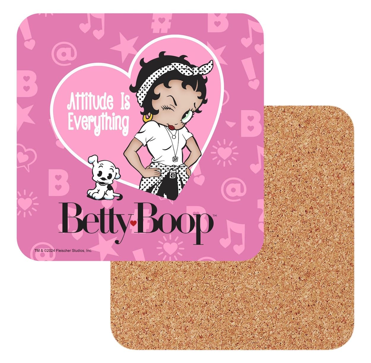 Midsouth Products Pink Betty Boop Coasters - Attitude