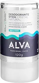 Alva Naturkosmetik Desodorante Stick Kristall Sensitive -120g, Incolor