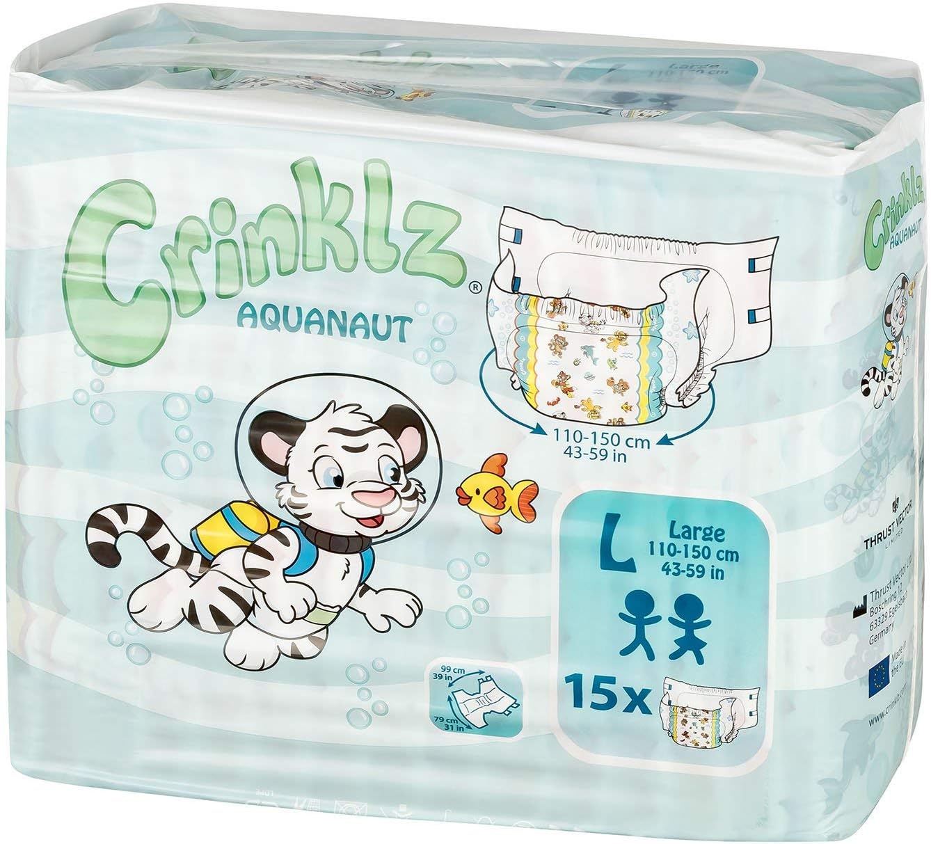 Crinklz Aquanaut - Large (Pack of 15)