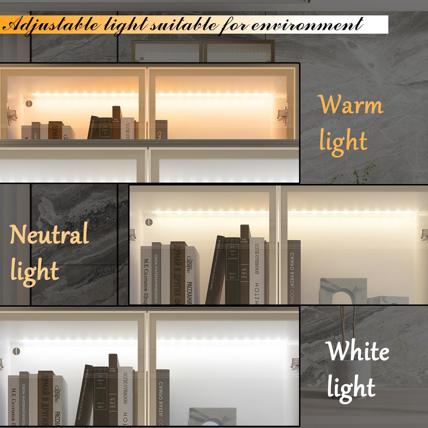 78.7" H Kitchen Pantry Storage Cabinet with Light, Food Pantries Cabinets with Glass Doors, 2 Drawers and 3-Color Light, Storage Cupboard Display Cabinet for Kitchen Dinning Room, White