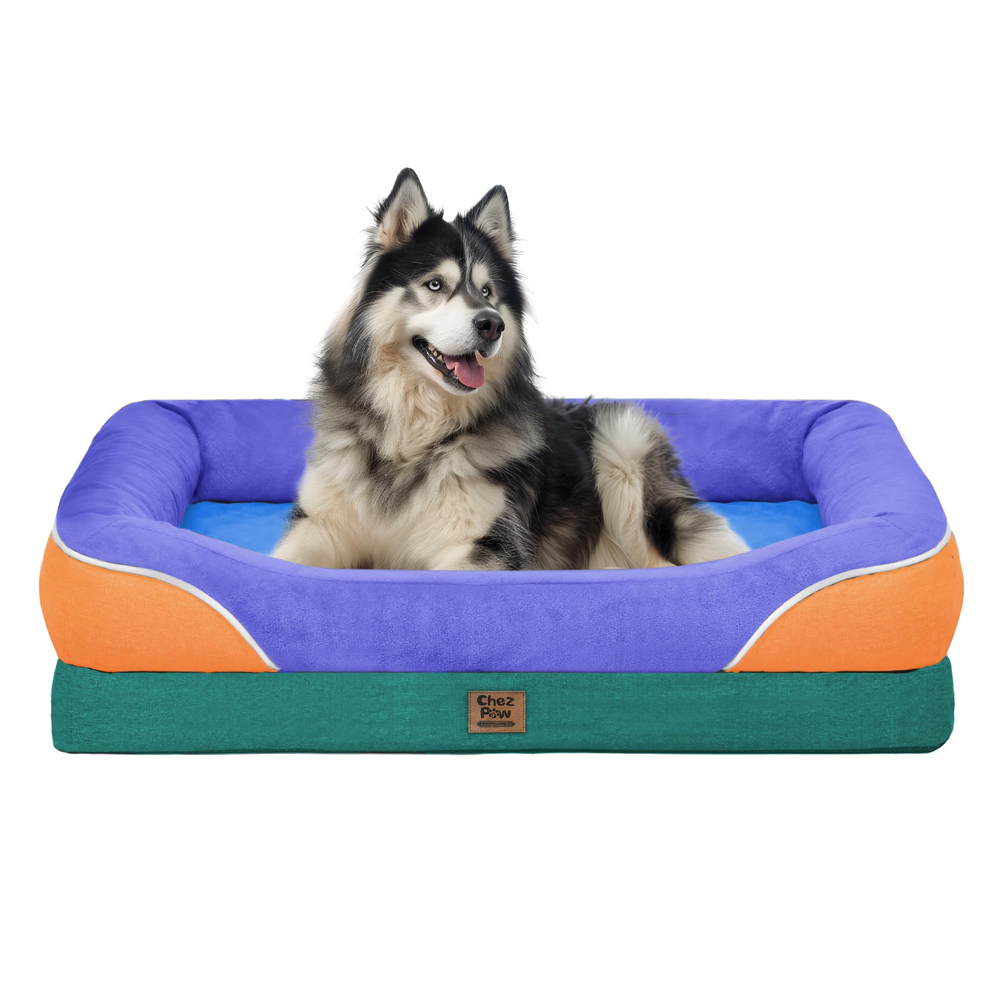 Chez Paw Orthopedic Washable XXL Dog Bed for Extra Large Dogs