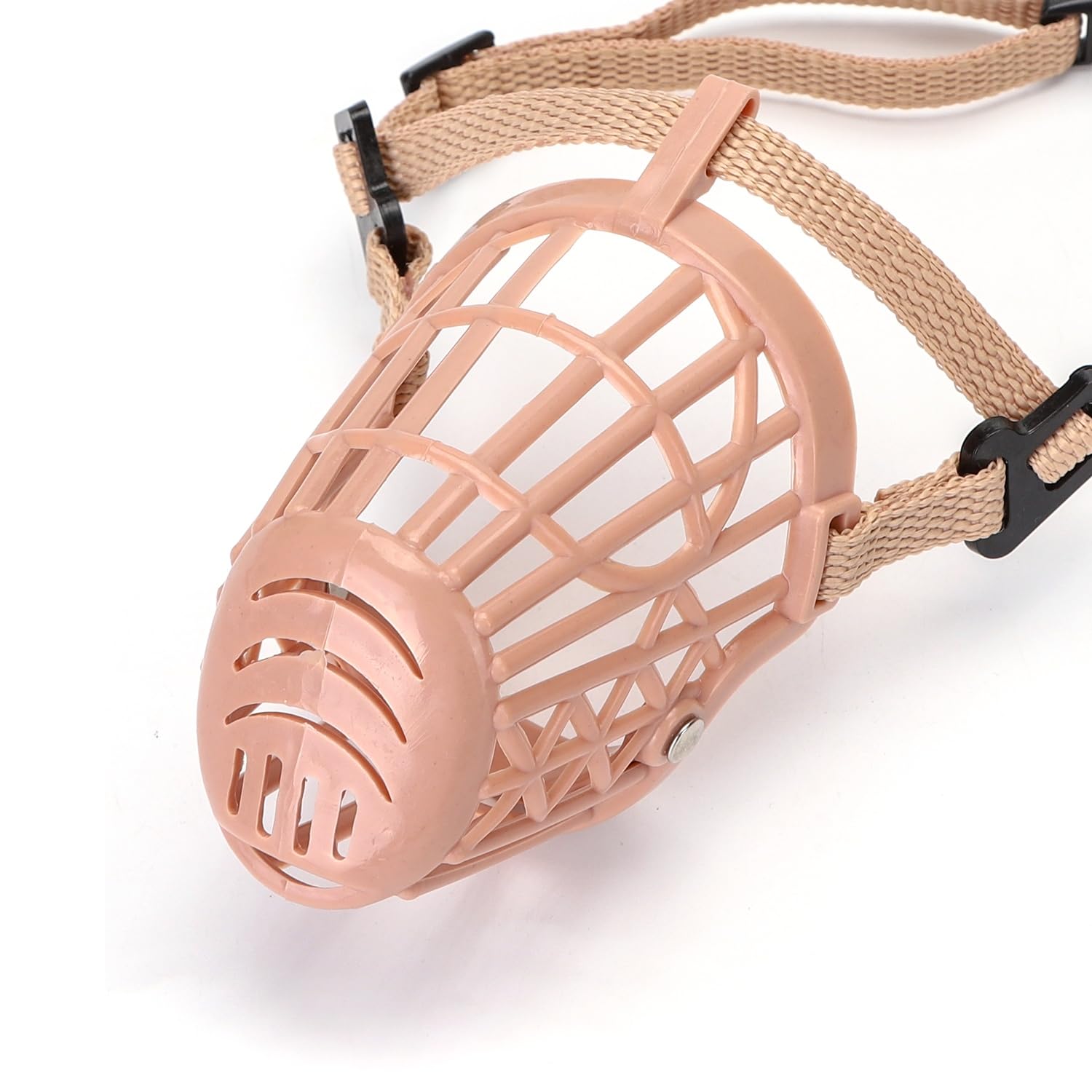 Dog Basket Muzzle, Ventilated, Adjustable, Safe, Ideal for Walks and Vet Visits