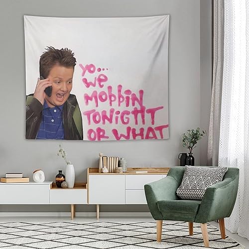 Miniatura 4 de DISHILU Gibby Funny Or What Tapestry Art - Tapices divertidos para colgar en la pared, para dormitorio, sala de estar, decoración del hogar, 50 x 60