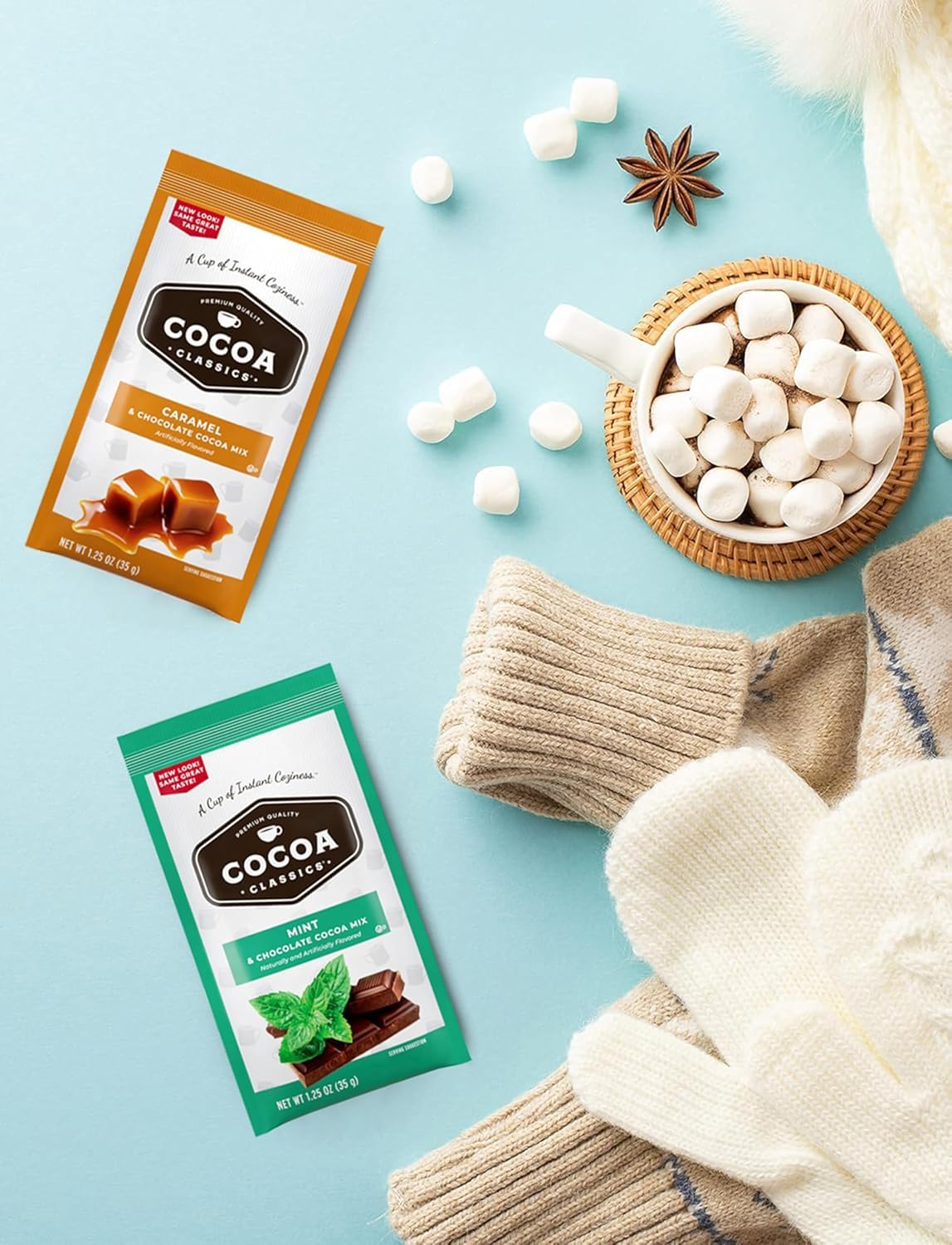 Amazon.com : Hot Cocoa Mix Gift Set – 14 Count, 7 Flavors | Cozy