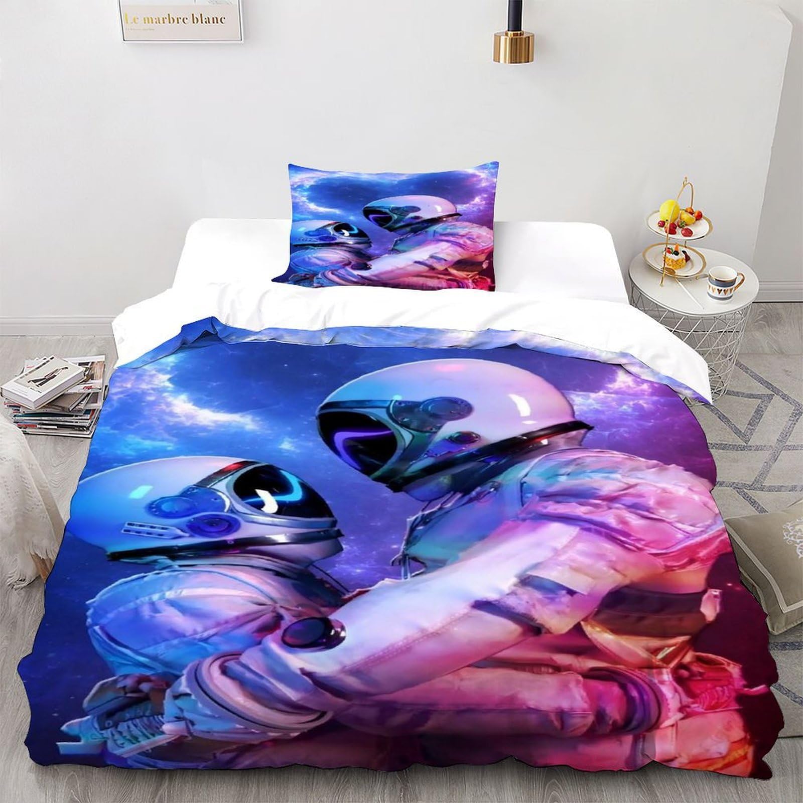 Parure de couette astronautes microfibre de qualité supérieure HumanSky