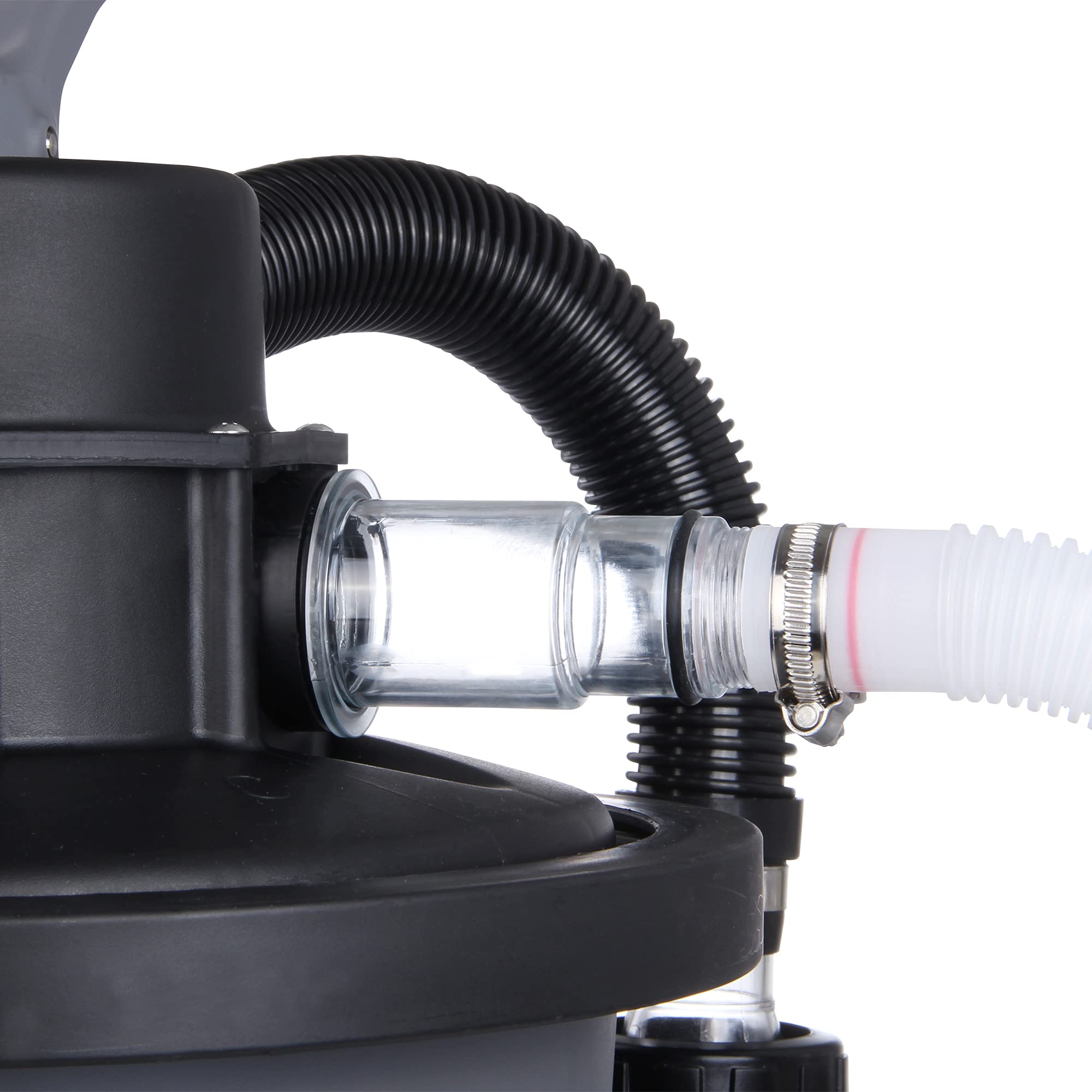 your GEAR Filtro de arena para piscina 6813 L/h 7 m³/h con bomba potente y válvula de 6 vías – Sistema compacto de filtración eficiente para agua limpia exterior
